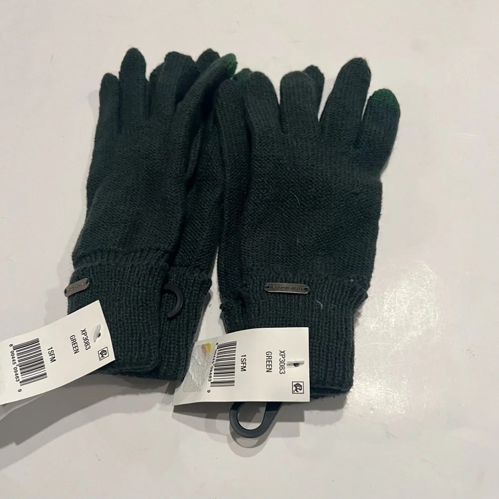 2 set of Steve Madden Solid Boyfriend Touch Gloves Green